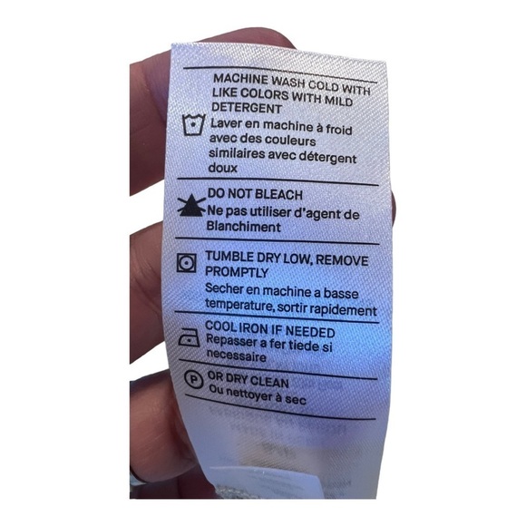 Vince Peruvian Cotton Front Tie Waist T-Shirt Dress Style # V819083502 Small - Picture 10 of 15